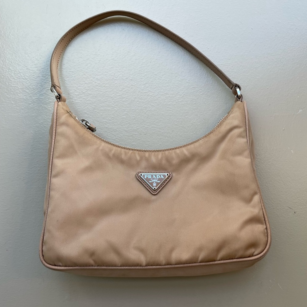 Prada Re-Edition 2005 Re-Nylon mini bag tan